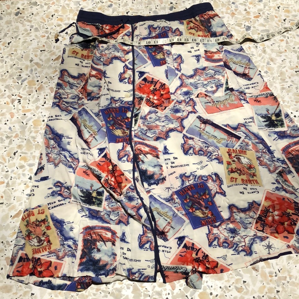 Peter Som Postcard Midi Skirt